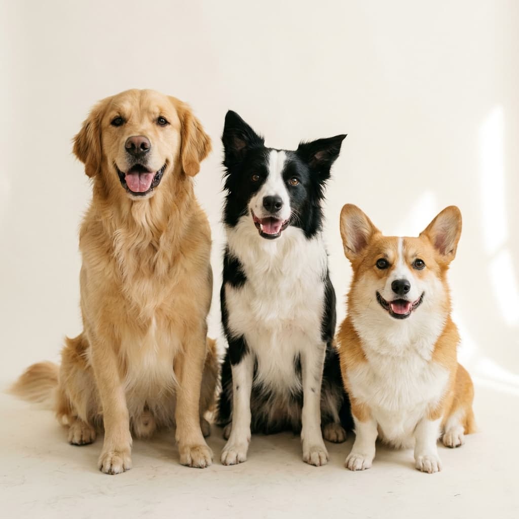 Happy dogs